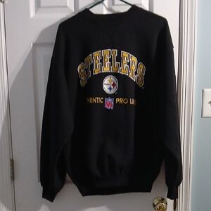 NFL Steelers Black and Gold Crewneck Sweater